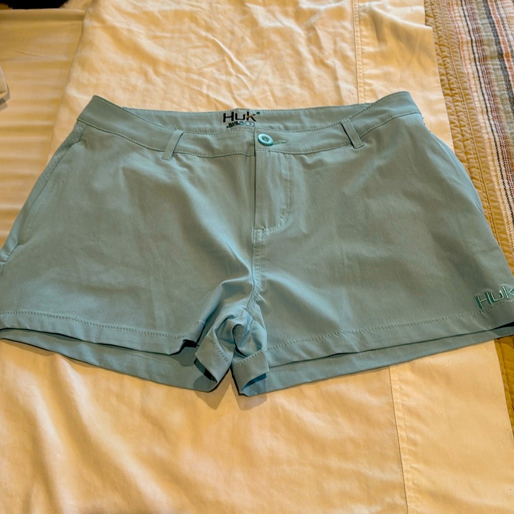 HUK shorts.  Never worn.  Size 8.